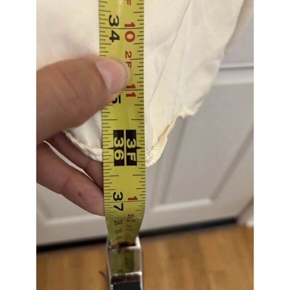 Lululemon Still At Ease Wrap M Ivory Cashmere Blend duster open Cardigan Sweater - Picture 7 of 9